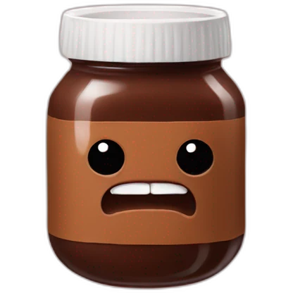 nutella with legs emoji
