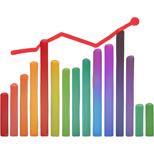 bar graph emoji