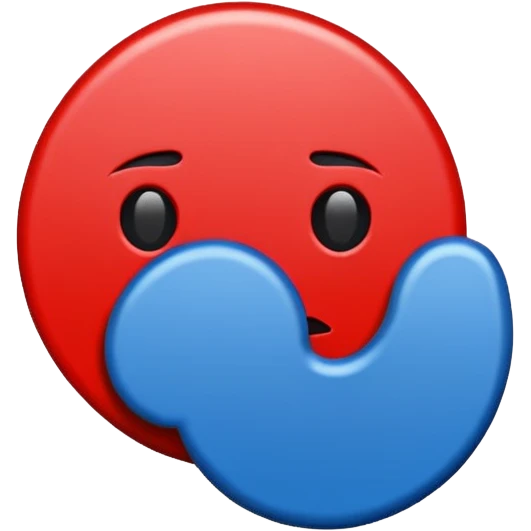 
Pickswise sign comic style blue (#00A3E0) and red (#F9423A)  emoji