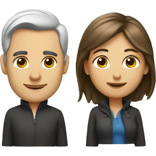 Man and woman emoji