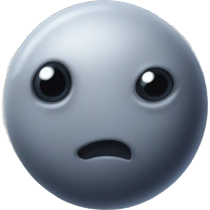 Grey cratery planet emoji