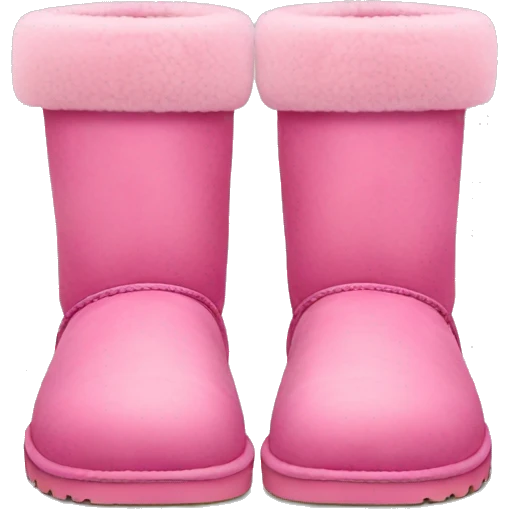 Pink uggs  emoji