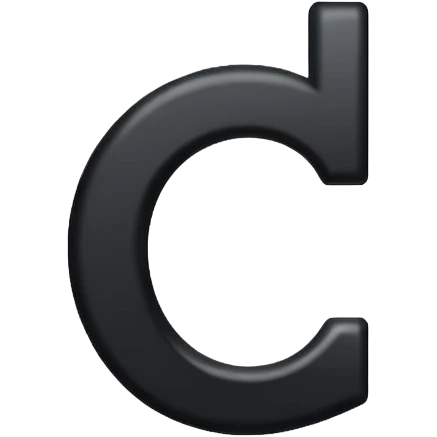 Capital L in black text with yellow background  emoji