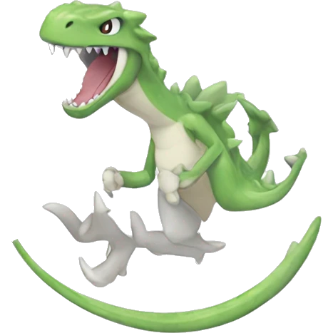 charizard showing sharp white teeth emoji