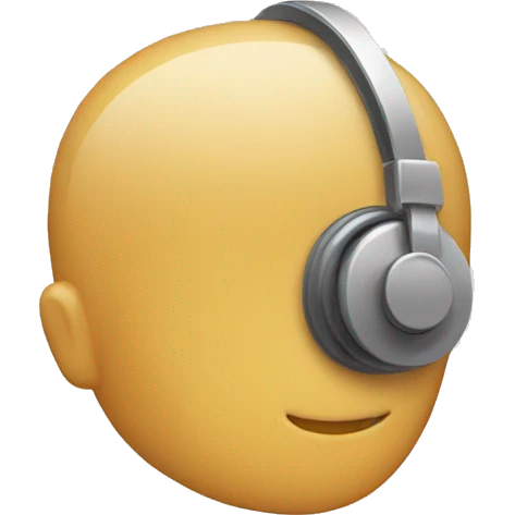 Listening ear emoji