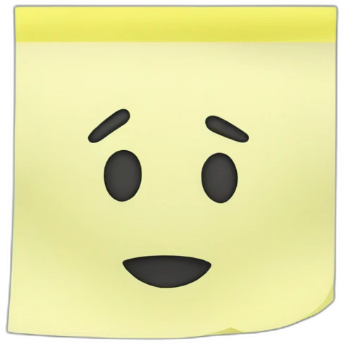 post-it note emoji