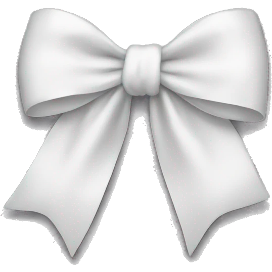 white bow emoji