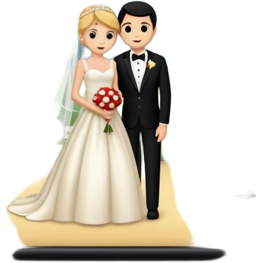 american wedding place. emoji