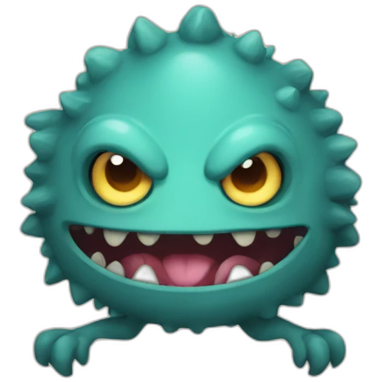Monstre mignon emoji