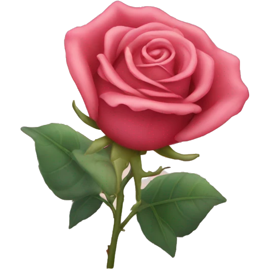 Rose with sleep emoji