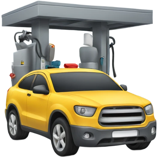 auto repair station front view  emoji
