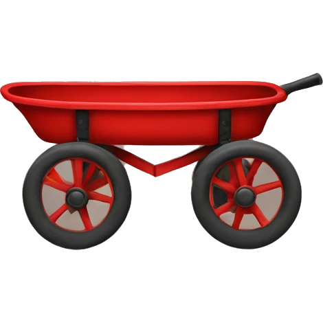 Red wagon emoji