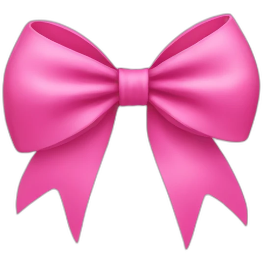 pink bow emoji