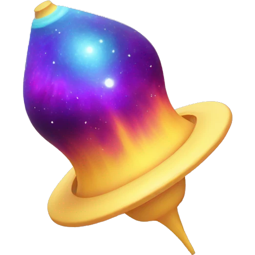 spinning top galaxy emoji