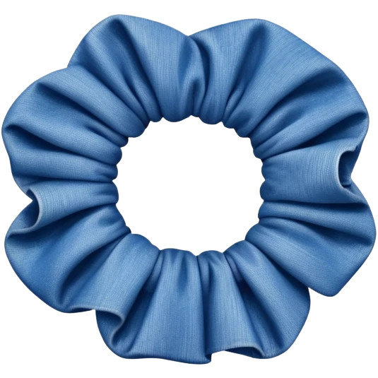 Denim scrunchie emoji