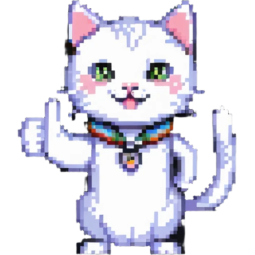 cat with a thumbs up emoji