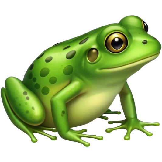 Freaky frog emoji