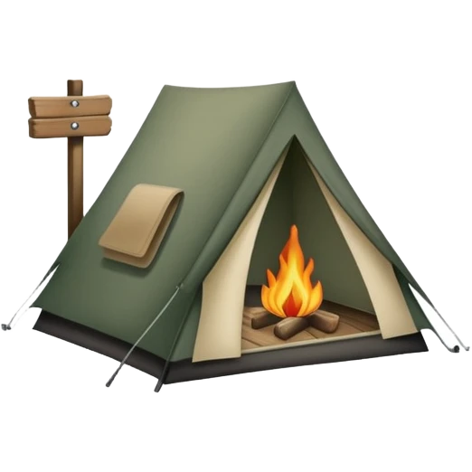 camping toilette emoji