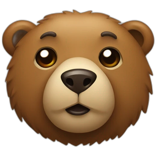 urso com camera emoji