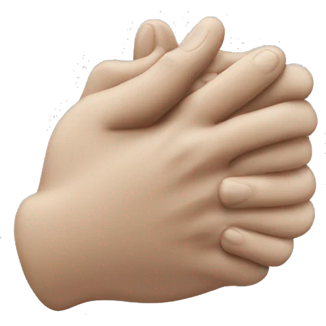 Hands rubbing together  emoji
