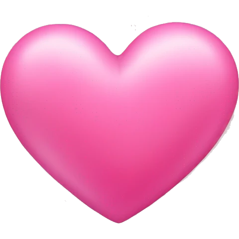 Pink heart  emoji