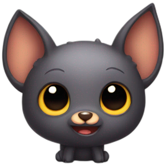 Cute little Bat  emoji