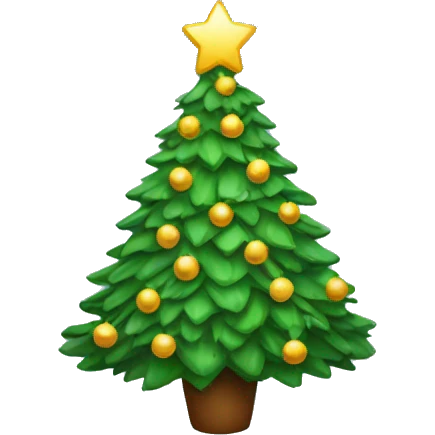 Christmas tree emoji