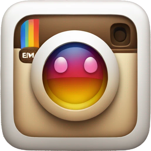 Instagram logo emoji