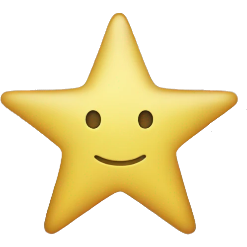 half a star emoji