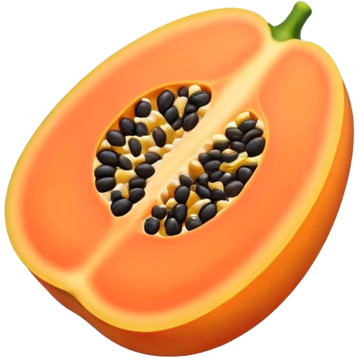 Papaya emoji