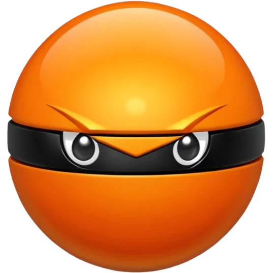 a dragon ball from dragon ball z emoji