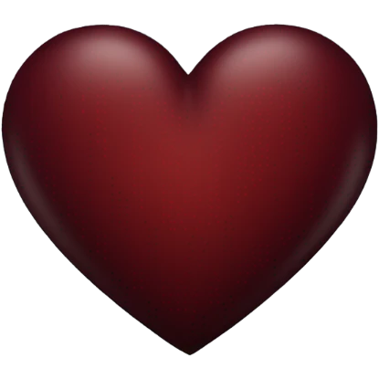 dark red heart emoji