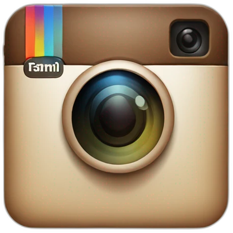 Instagram logo emoji