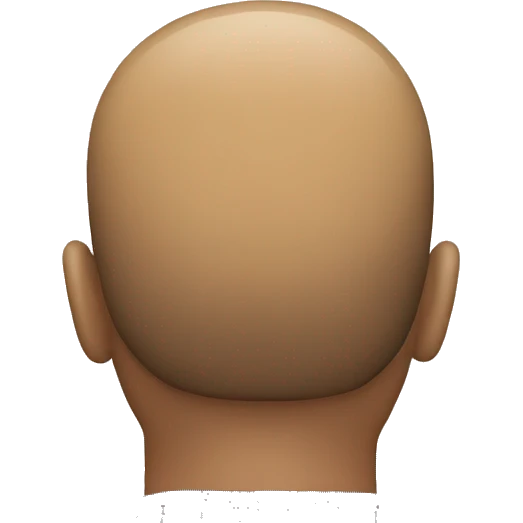 Back of a mans head emoji