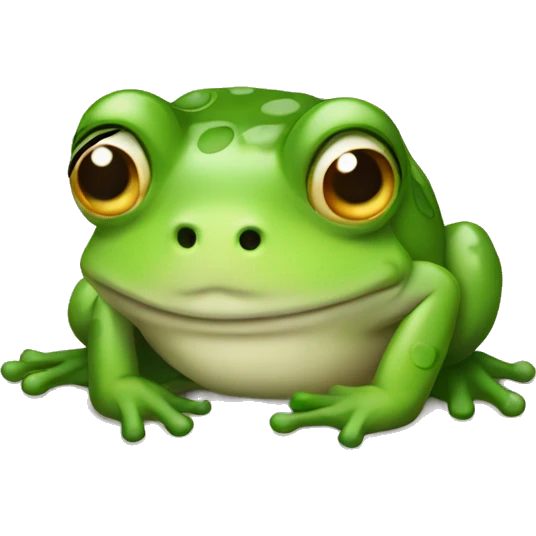 cute frog emoji