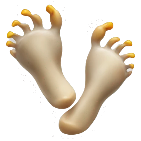duck feet emoji