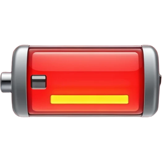 Low Battery sign emoji