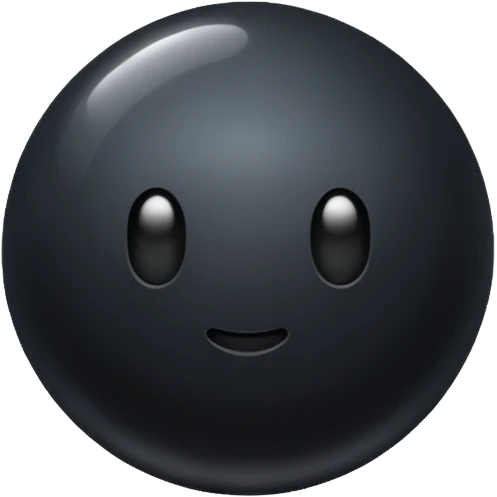 Pílula preta emoji