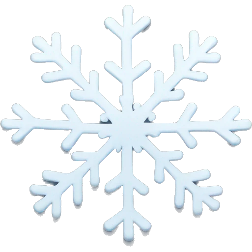 snow flakes emoji