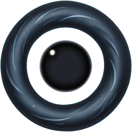 This the black hole emoji