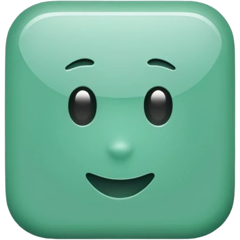 Blank Jade style rounded square icon button emoji