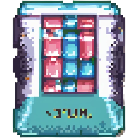 a packet of gum, pixel art style emoji