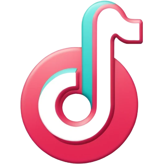 Logo de verificación de tík tok con ✔️ de color blanco emoji