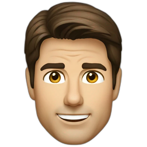 Tom Cruise ios style emoji