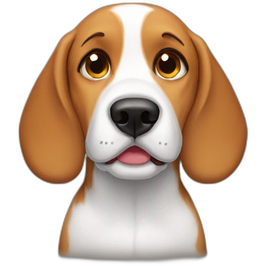 crying beagle emoji