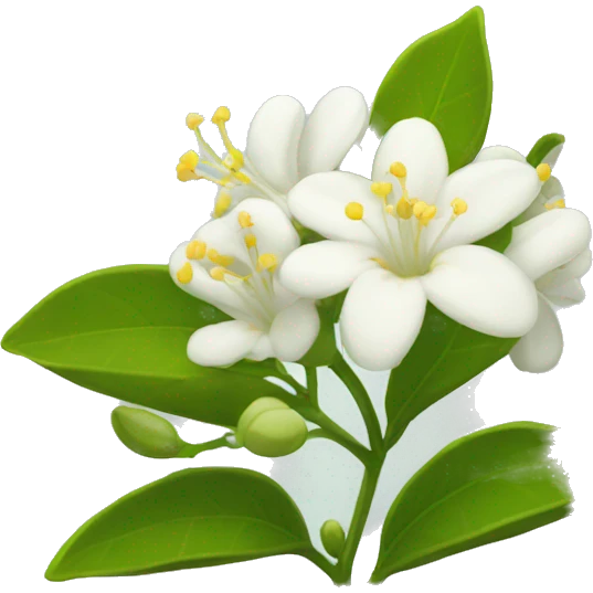 Night Jasmine flower emoji