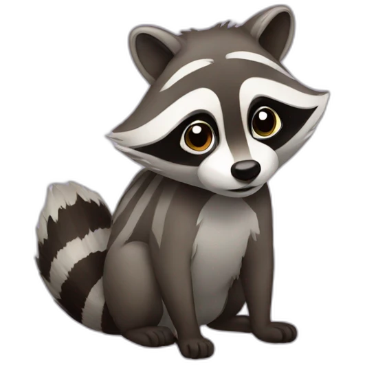 raccoon emoji