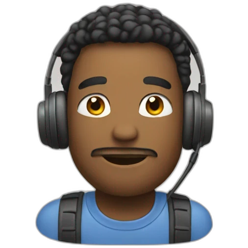 A podcast  emoji
