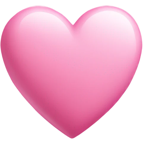 Pink heart  emoji