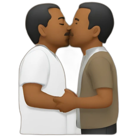 turks kissing emoji